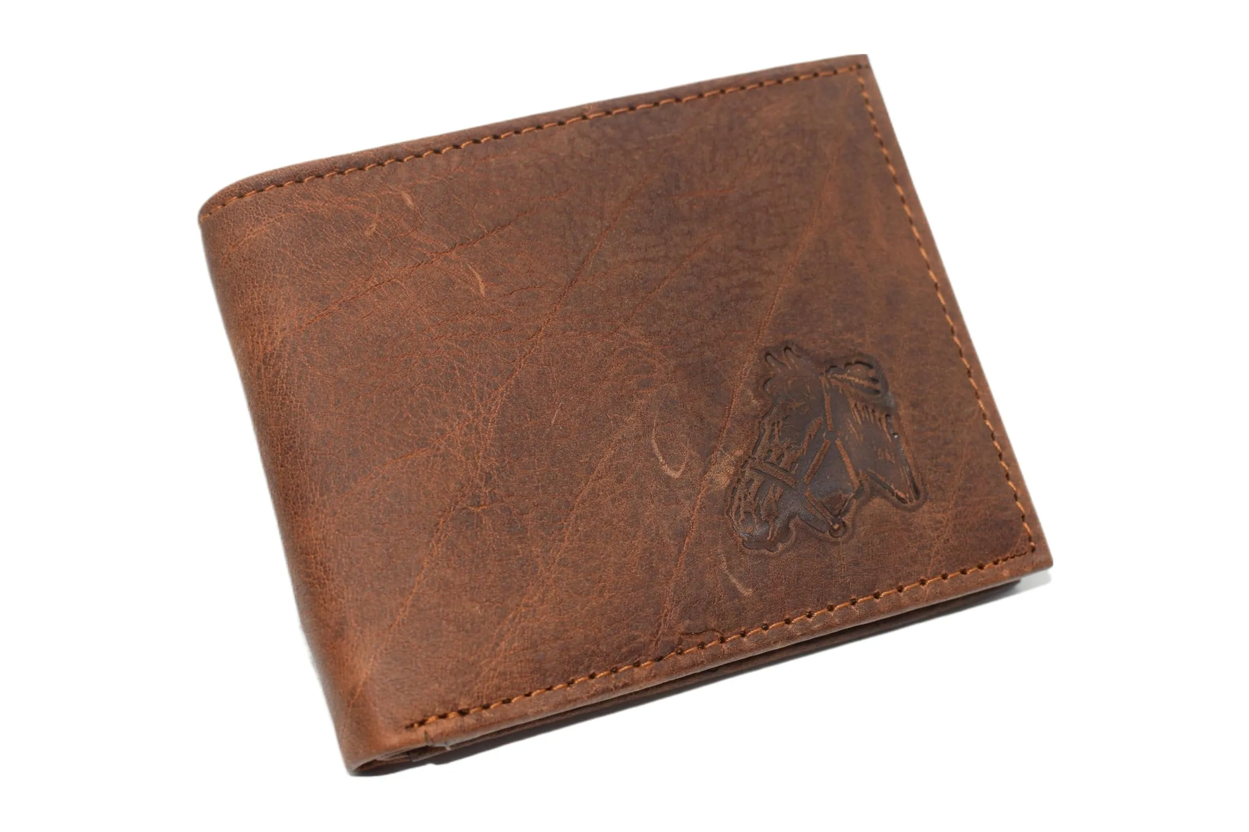 Marshal Horse Men'S Genuine Leather Bifold Trifold Rfid Blocking Wallet (Trifold) Clearance Blowout Hot Clearance Now