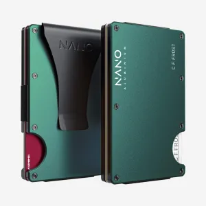 Personalised Money Clip Wallet (Racing Green) Instant Savings Inside Clearance Event Alert