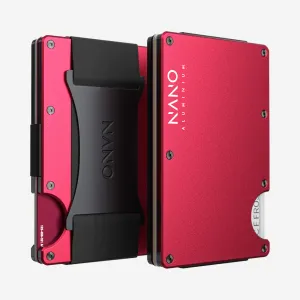 Dont Wait Save Cash Strap Wallet (Volcano Red)