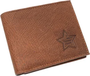 Todays Special Picks Shop the Best Deals Marshal Usa Star Rfid Blocking Real Leather Bifold Trifold Wallet For Men (Bifold)