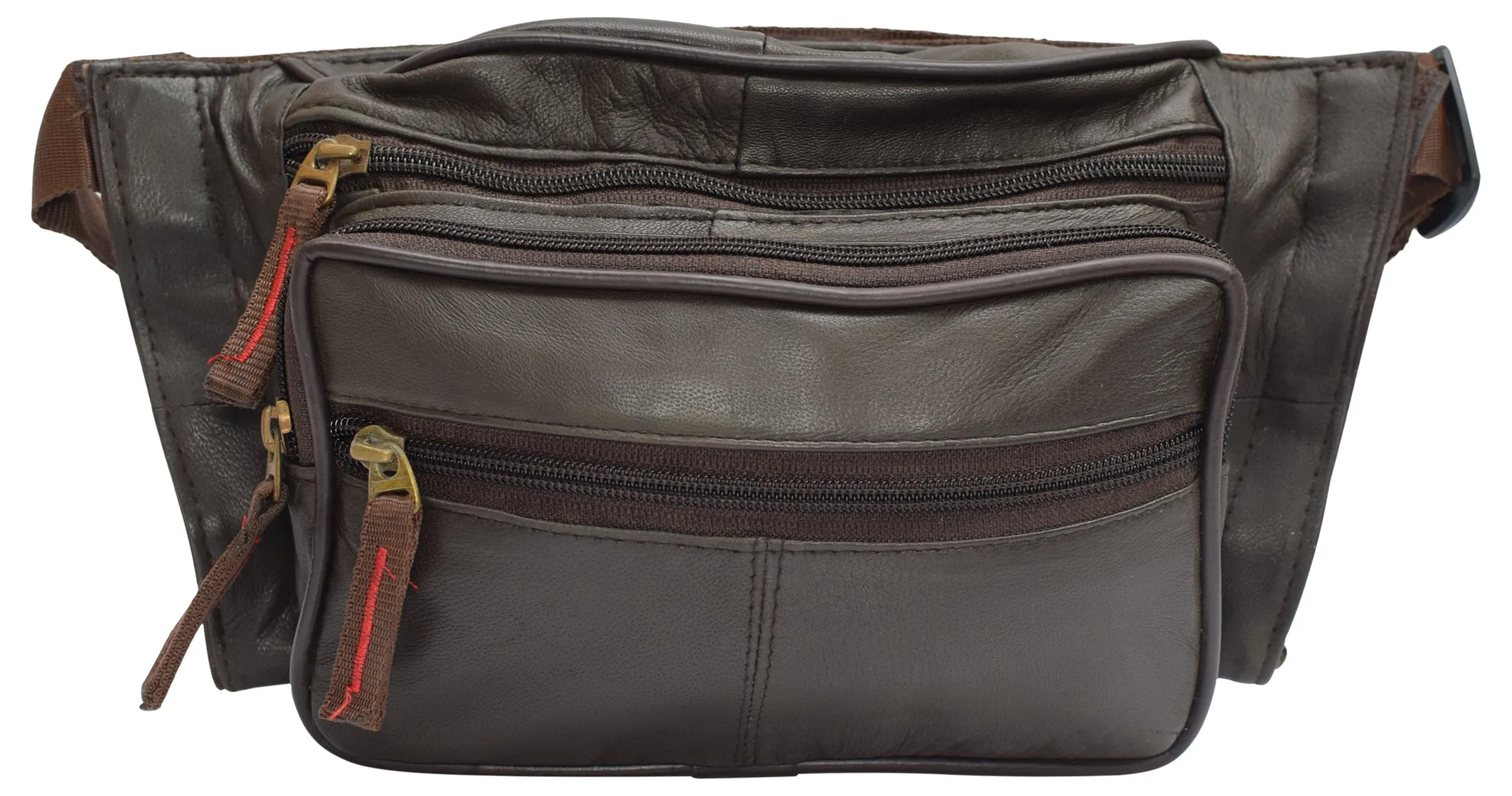 Special Surprise Sale Genuine Leather Concealed Carry Pistol Pouch Ultimate Fanny Pack Holster Waist Pack With Rfid Protected Front Pocket