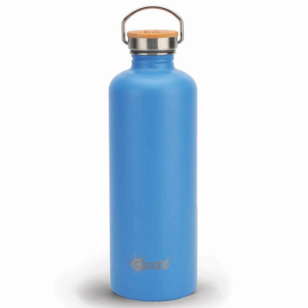 Trending Hot Deal Hot Deal Alert Cheeki 1.6L Xl Stainless Steel Water Bottle - Azure