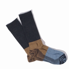 Anonymous Ism Moc Pile Crew Socks Navy Melange Hot Pick Deal Deal of the Day