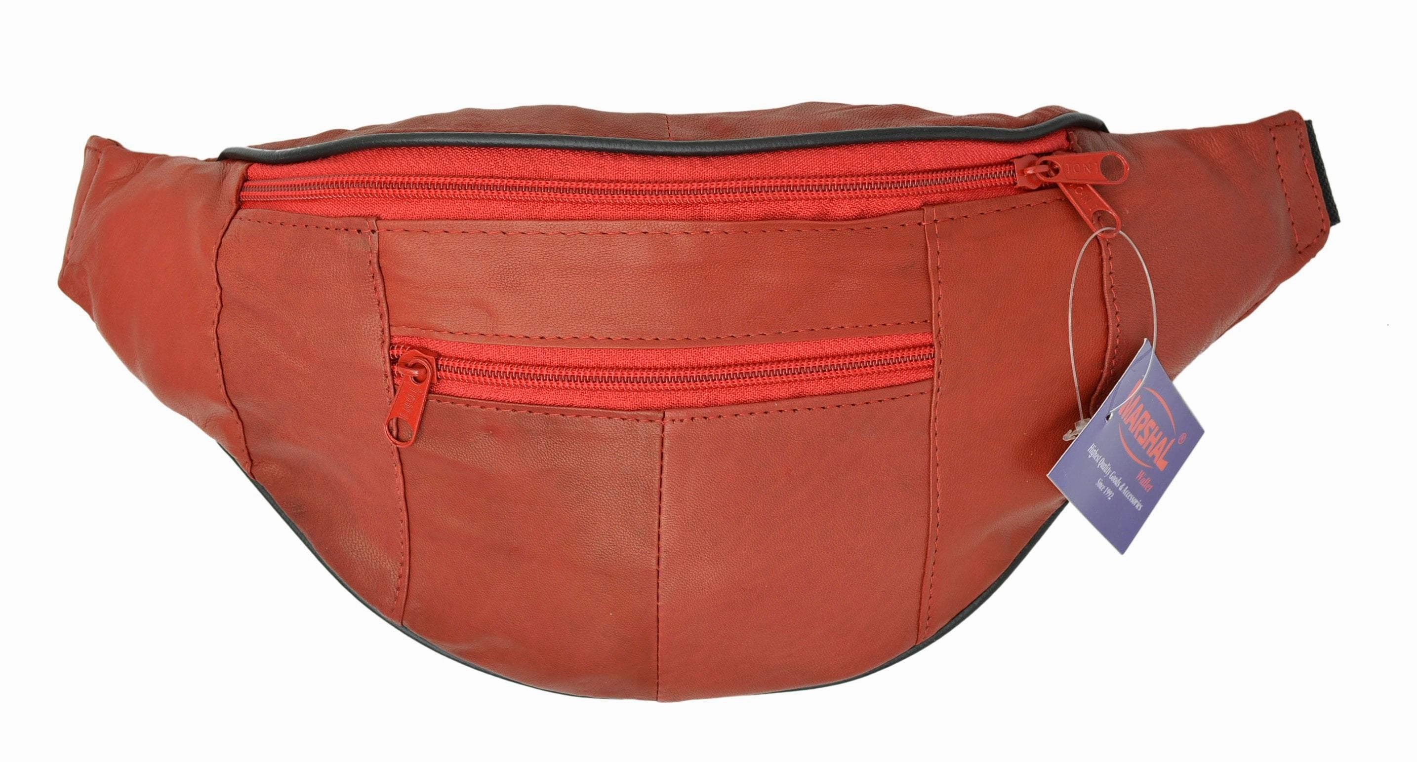 Grab the Deal Now Fanny Pack - Leather-006Bk