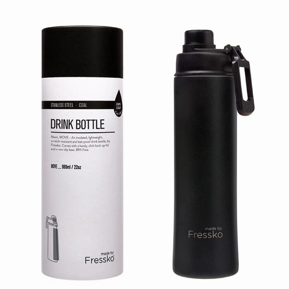 Daily Clearance Deal Fressko Insulated Stainless Bottle Move 660Ml Sip Lid