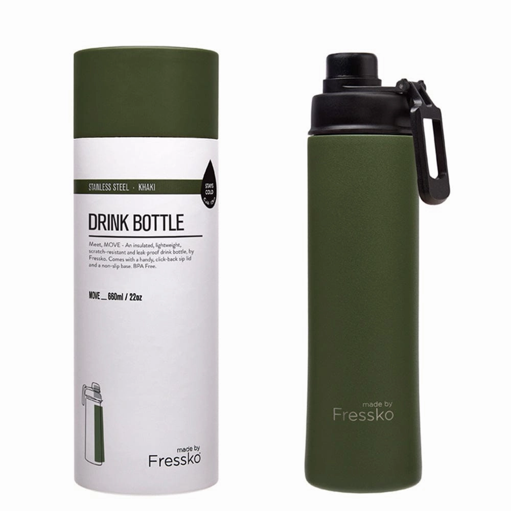 Grab Todays Deal Fressko Insulated Stainless Bottle Move 660Ml Sip Lid