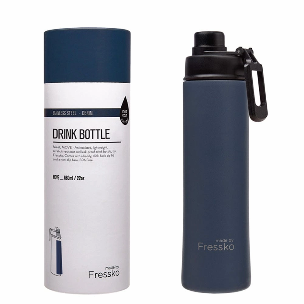 Today Only Steal Fressko Insulated Stainless Bottle Move 660Ml Sip Lid