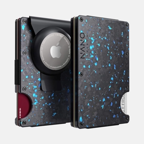 Airtag Money Clip Wallet (Nero/Azzuro) Limited Offer Alert Limited Stock Hot Deal