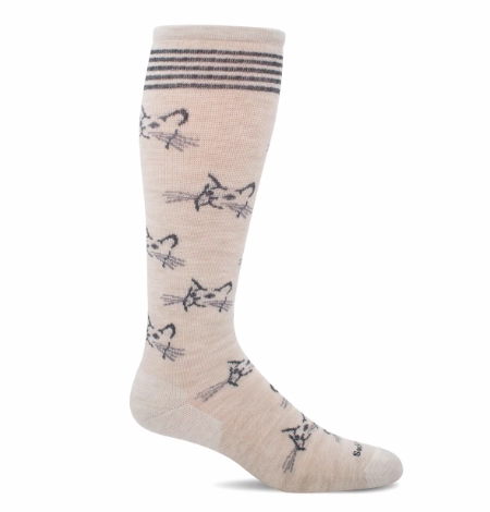 Sockwell Women'S Feline Fancy Graduated Compression Sock Grab It Fast