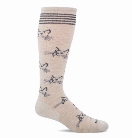 Daily Deal Frenzy Deal Frenzy Today Sockwell Women'S Feline Fancy Graduated Compression Sock