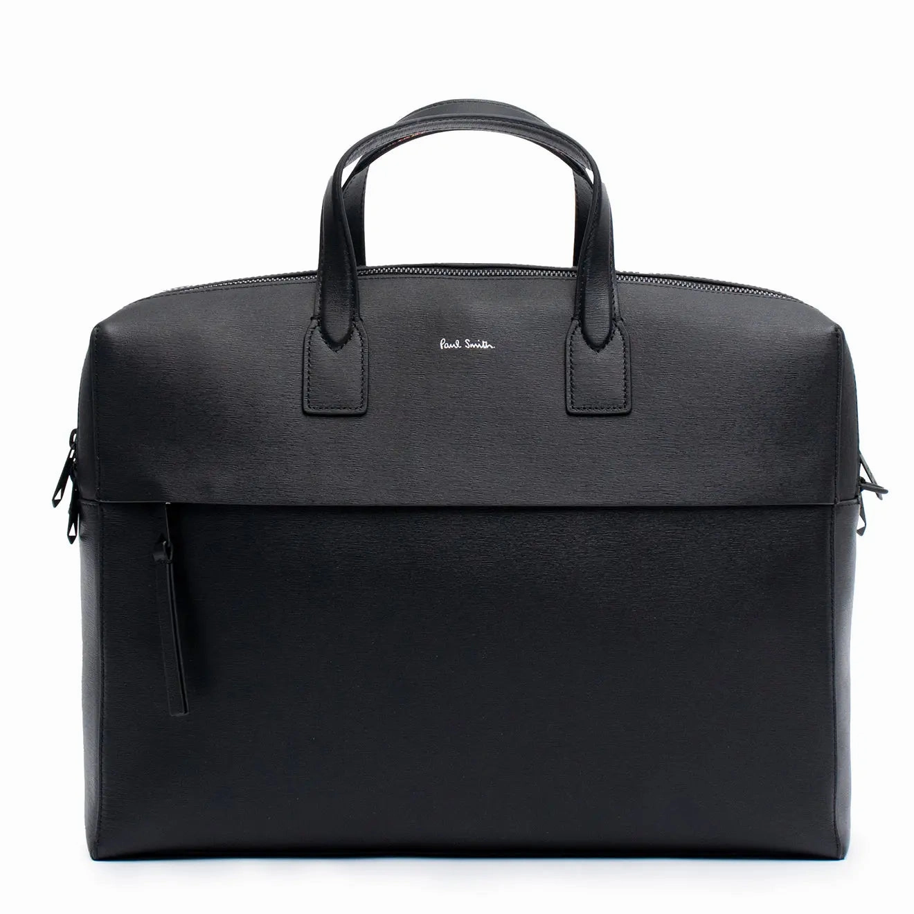 Paul Smith Leather Bag Double Zip Black Best Price Today