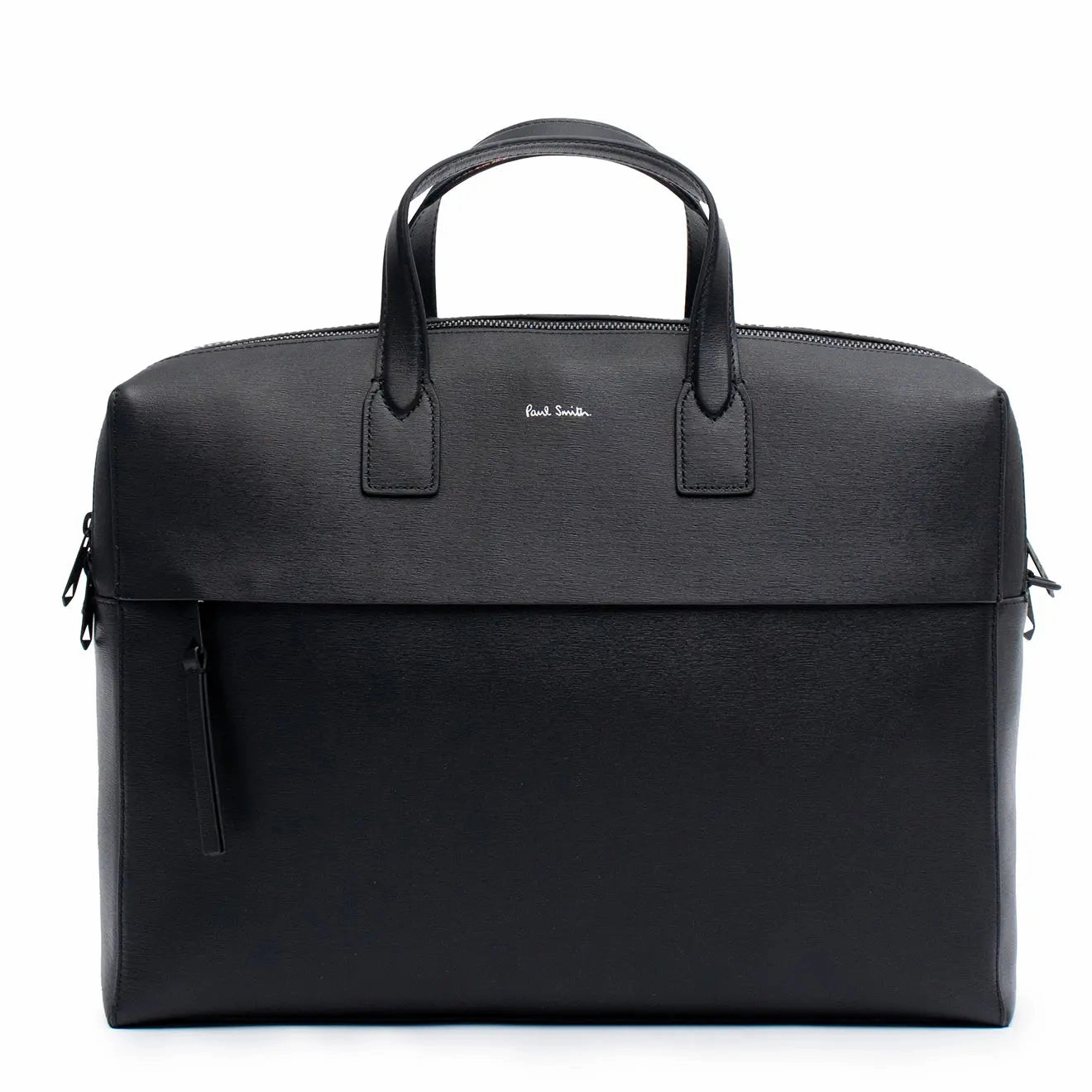 Paul Smith Leather Bag Double Zip Black Best Price Today