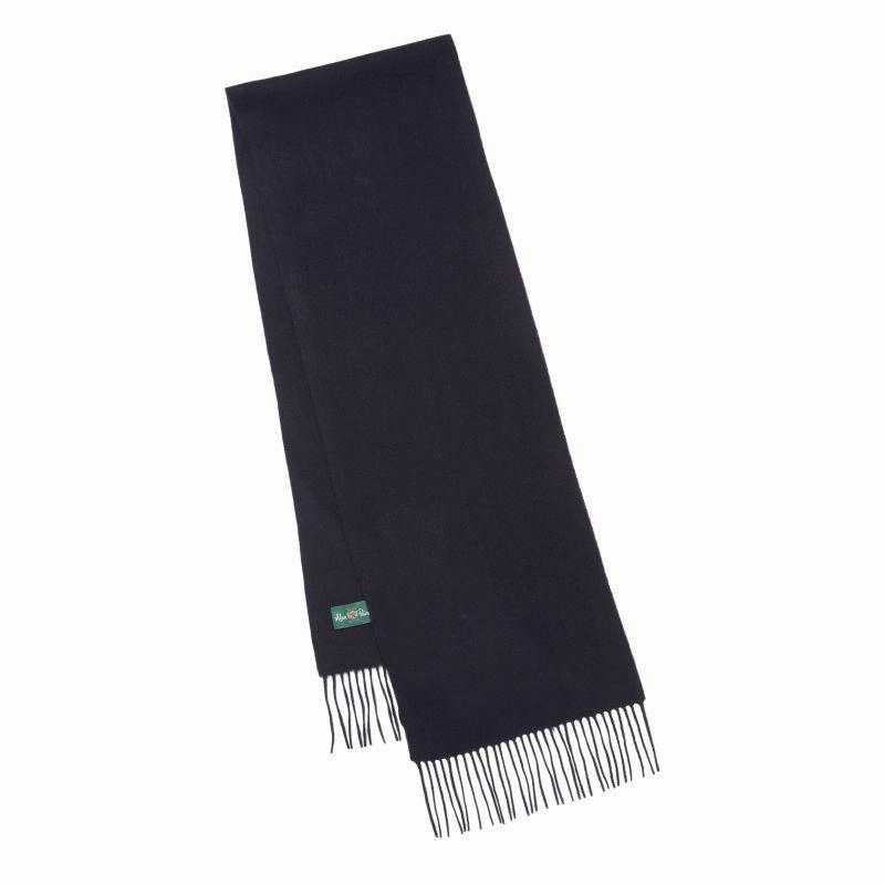 Alan Paine Hedley Lambswool Scarf (30 X 200Cm) - Navy Price Drop Today Price Drop Alert