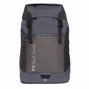 Paul Smith Backpack Grey Limited Time Discount