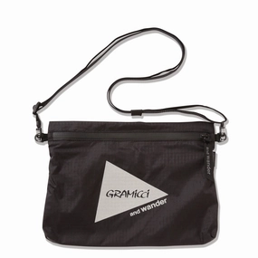 Gramicci X And Wander Nylon Sacoche Black Hot Offer Frenzy Trending Today Steal