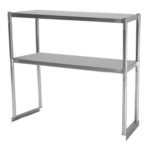 Green World - TSOS-3  - Double Overshelf, 35-7/8??W x 12-3/4??D x 30-7/8??H (overall), 18/304 stainless steel, for TSW-2436, 3036E/S/SB/SS, NSF