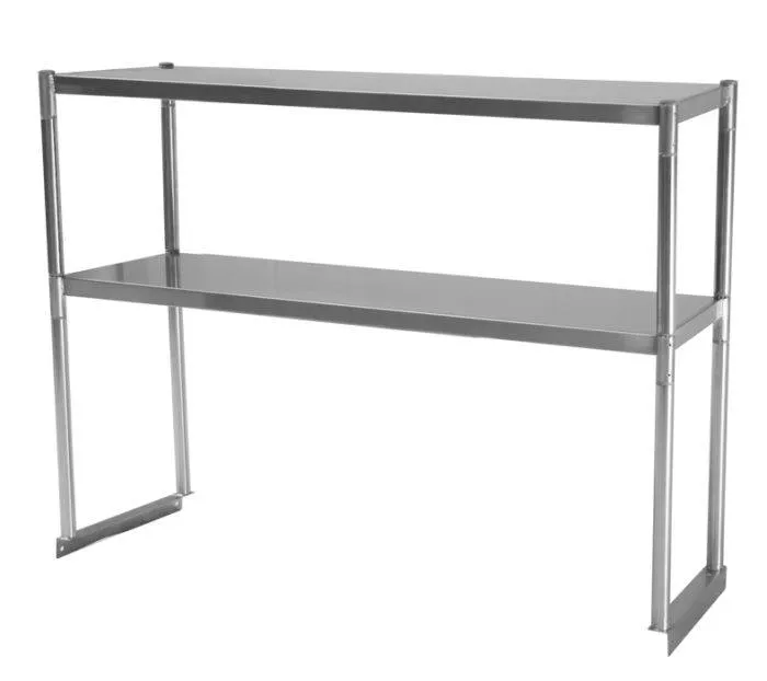 Green World - TSOS-4  - Double Overshelf, 47-7/8??W x 12-3/4??D x 30-7/8??H (overall), 18/304 stainless steel, for TSW-2448, 3048E/S/SB/SS, NSF