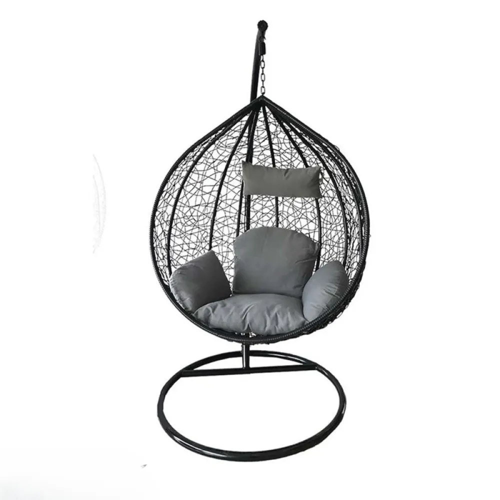 Hanging Chair in Black from Miden Home OS-214-W