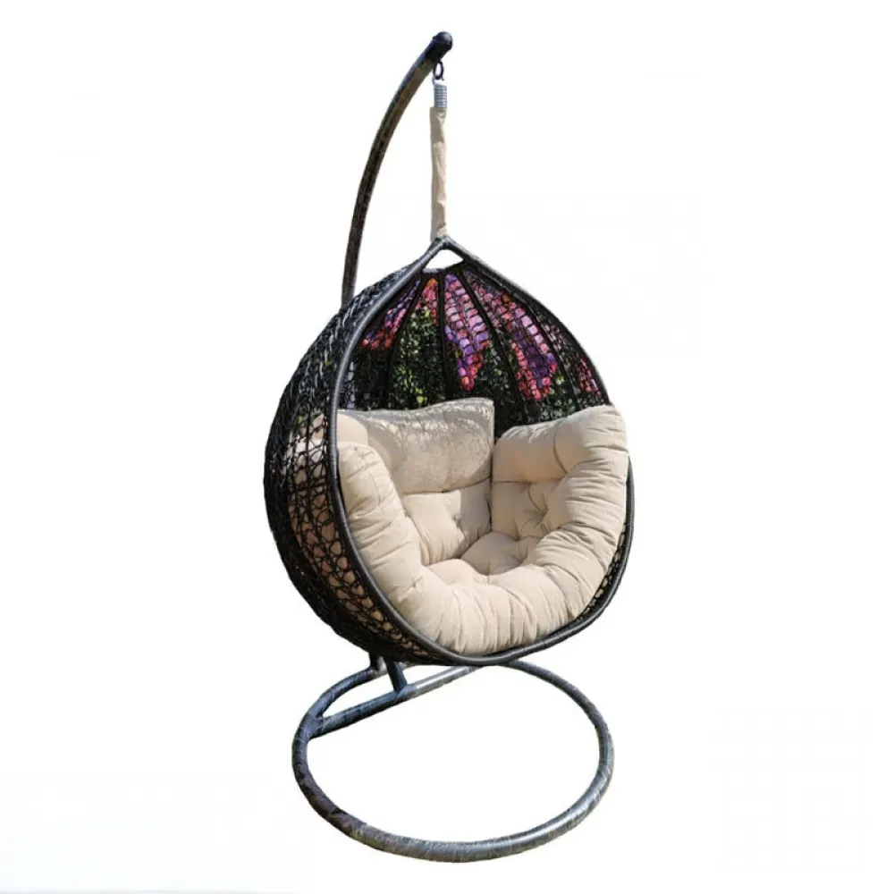 Hanging Chair in Black from Miden Home OS-Sw-011-W