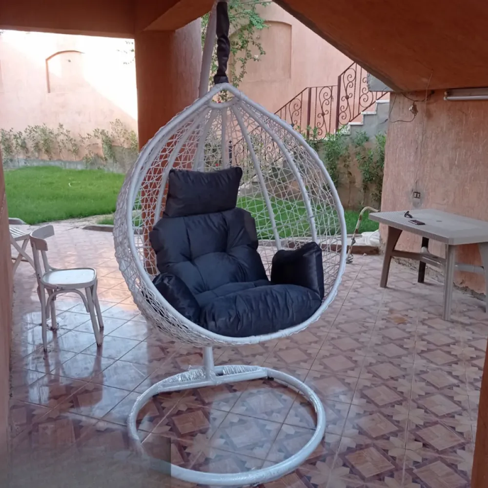 Hanging Chair in White from Miden Home OS-TOK-018-W
