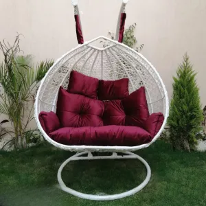 Hanging Chair in White from Miden Home OS-TOK-021-W