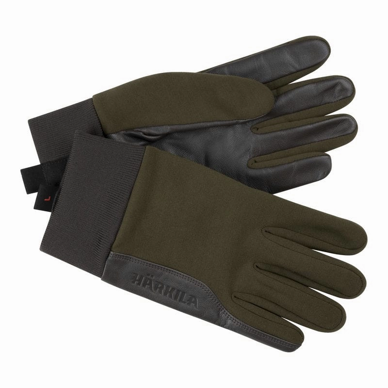 Harkila Driven Hunt Mens Shooting Gloves - Willow Green/Shadow Brown Big Savings Event Save Today Event