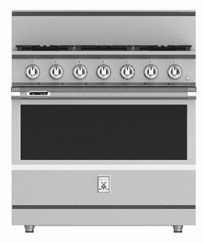 Hestan KRD365LP 36" 5-Burner Dual Fuel Range - Liquid Propane - Stainless Steel / Steeletto