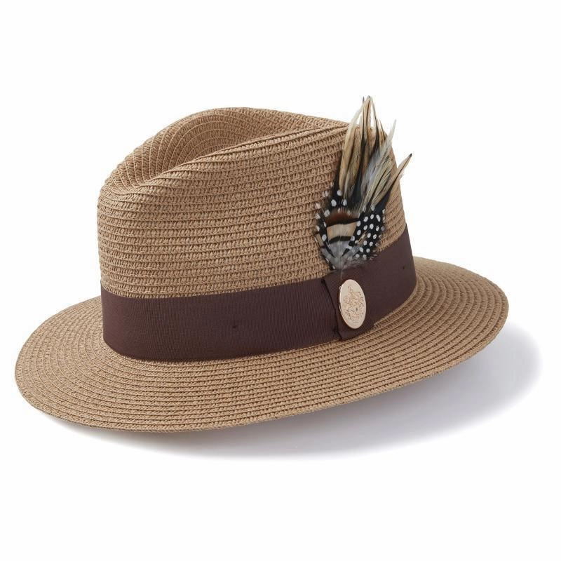 Flash Discount Today Big Savings Today Hicks & Brown Aldeburgh Summer Fedora - Natural & Brown