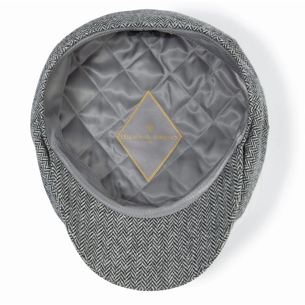 Hicks & Brown Felsham Bakerboy Tweed Cap - Charcoal Hot Pick of the Day Save Today Event