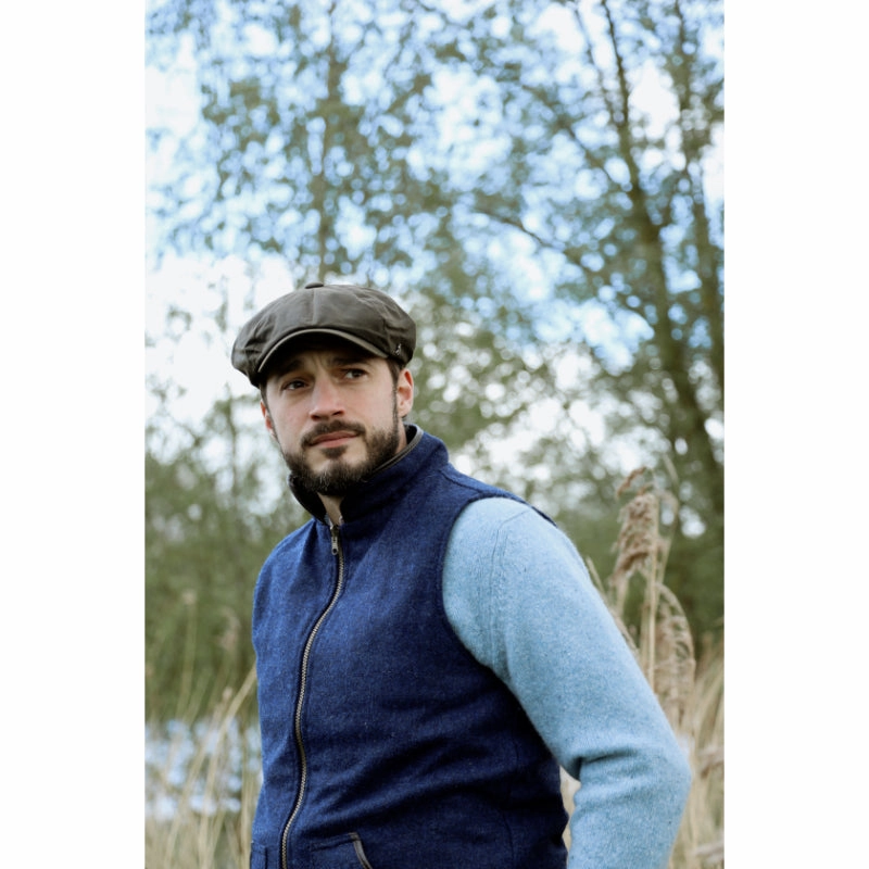 Hicks & Brown Hengrave Bakerboy Wax Cap - Olive Hot Pick Deal