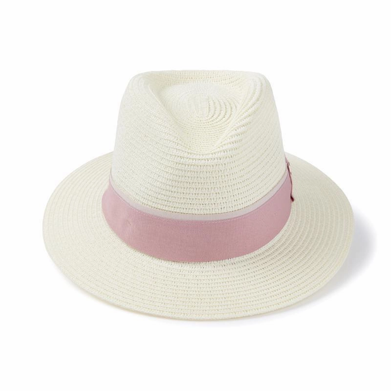 Hicks & Brown Orford Summer Fedora - Dusky Pink Hot Price Drop MustHave Deals