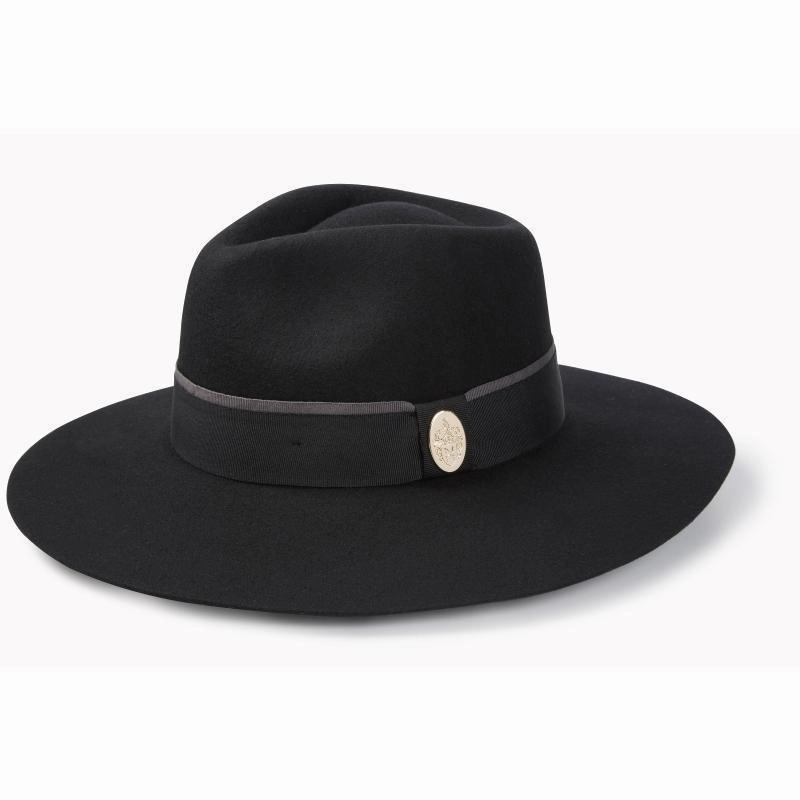 Hicks & Brown Oxley Wide Brimmed Fedora - Black Trending Deals Today Save More Online