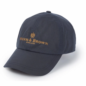 Hicks & Brown Wax Baseball Cap - Navy Limited Time Steal Instant Hot Deal
