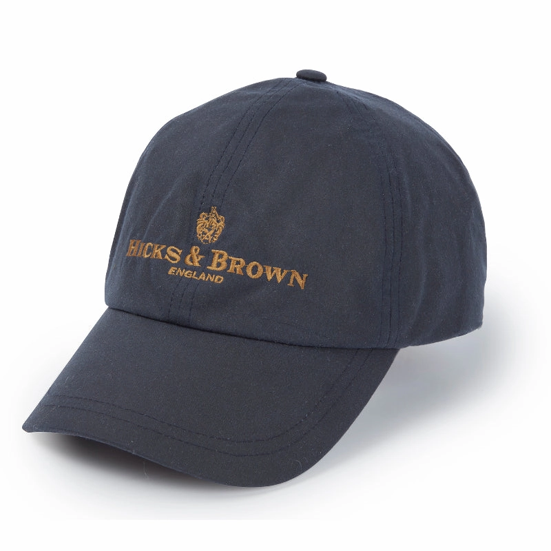 Hicks & Brown Wax Baseball Cap - Navy Limited Time Steal Instant Hot Deal
