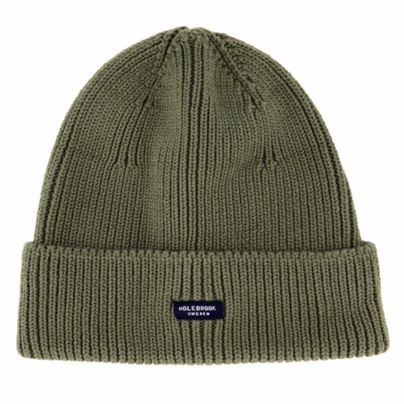Holebrook Bohus Knitted Beanie Hat - Dusty Olive Todays Trending Deals Best Seller Deal