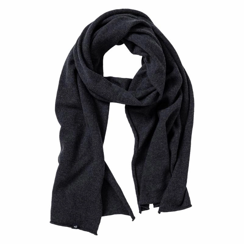 Online Exclusive Savings Holebrook Smgen Merino Wool Ladies Scarf - Black Melange