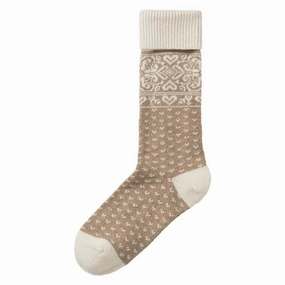 Hot Pick Online Holebrook Sundborn Raggsocka Ladies Socks - Khaki