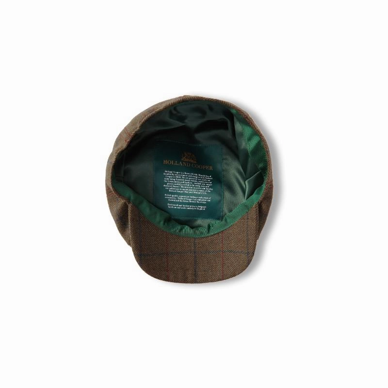Trending Today Steal MustShop Sale Holland Cooper Baker Boy Ladies Tweed Cap - Glen Green
