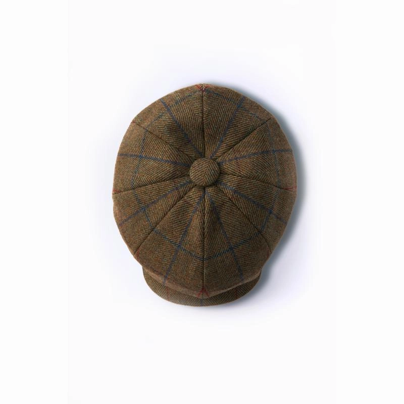 Holland Cooper Baker Boy Ladies Tweed Cap - Glen Green Grab Todays Deal Online Exclusive Offer