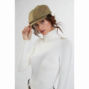 Holland Cooper Baker Boy Ladies Tweed Cap - Leveret Exclusive Holiday Deal Gift Sale Event
