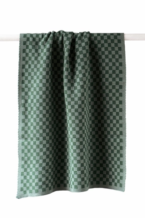 Home Bianca Lorenne chekka sage hand towel