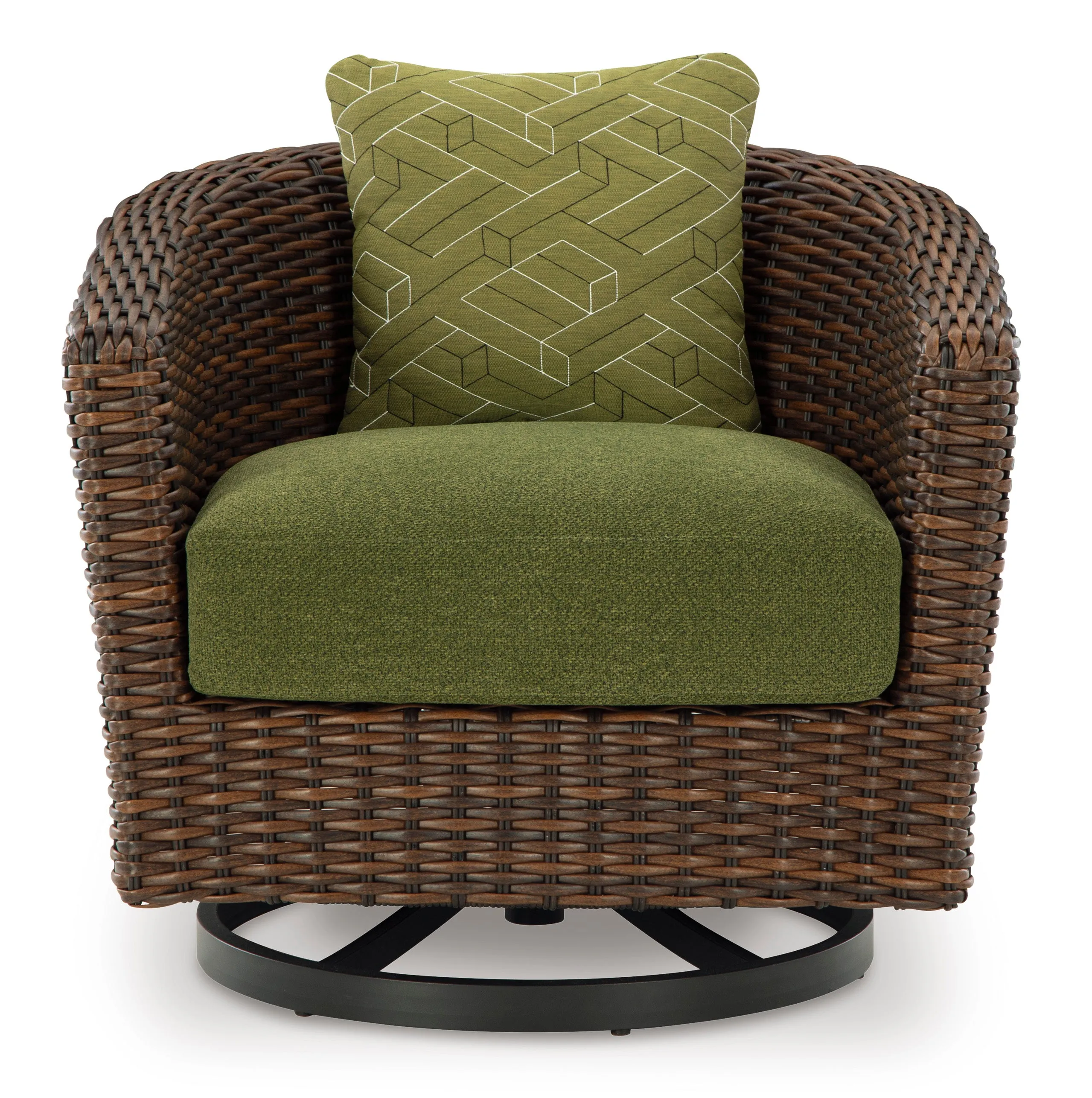 Horizon Hall Outdoor Swivel Lounge Chair with Cushion