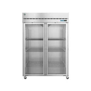 Hoshizaki - PT2A-FG-FG, Commercial 55" Full Glass Door Pass-Through Refrigerator 2 Section 52.5cu.ft.