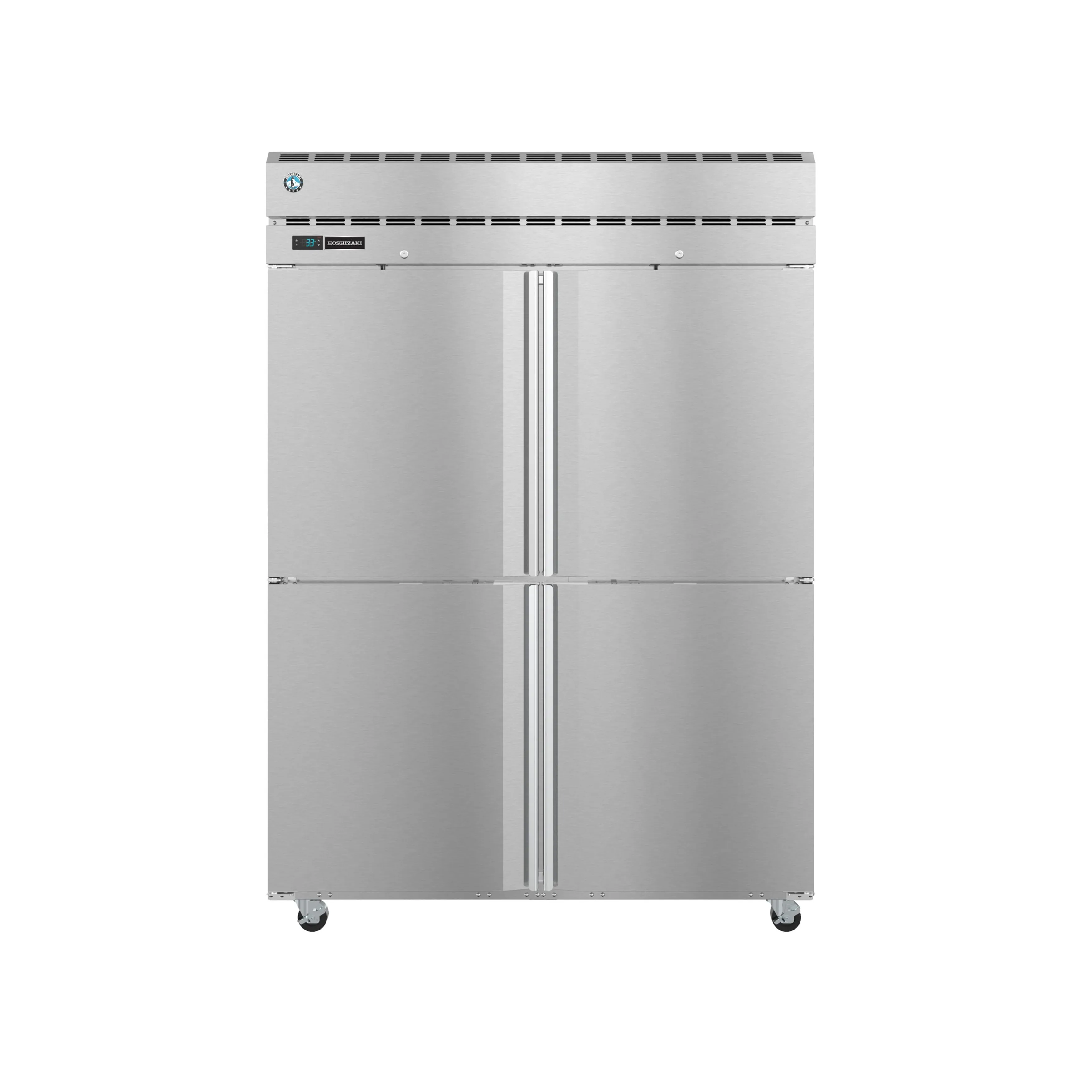 Hoshizaki - PT2A-HS-HS, Commercial 55" Half Solid Door Pass-Through Refrigerator Two Section 52.5cu.ft.
