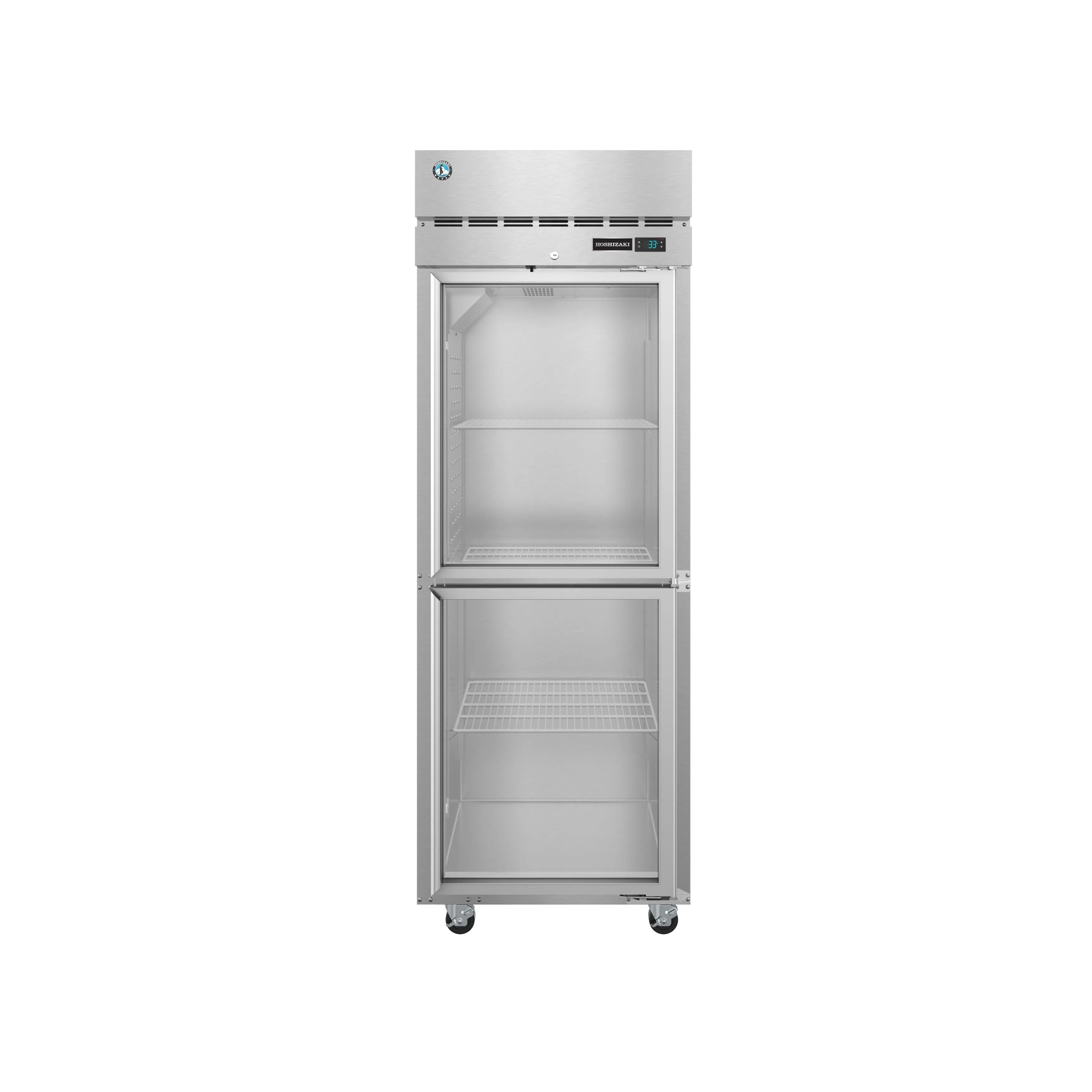 Hoshizaki - R1A-HG, Commercial 27.5" Half Glass Door Reach-In Refrigerator Single Section 23.1cu.ft.