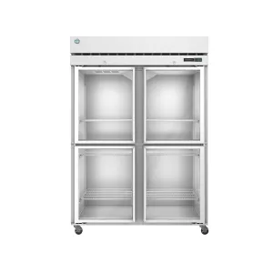 Hoshizaki - R2A-HG, Commercial 55" Half Glass Door Reach-In Refrigerator Two Section 50.37cu.ft.
