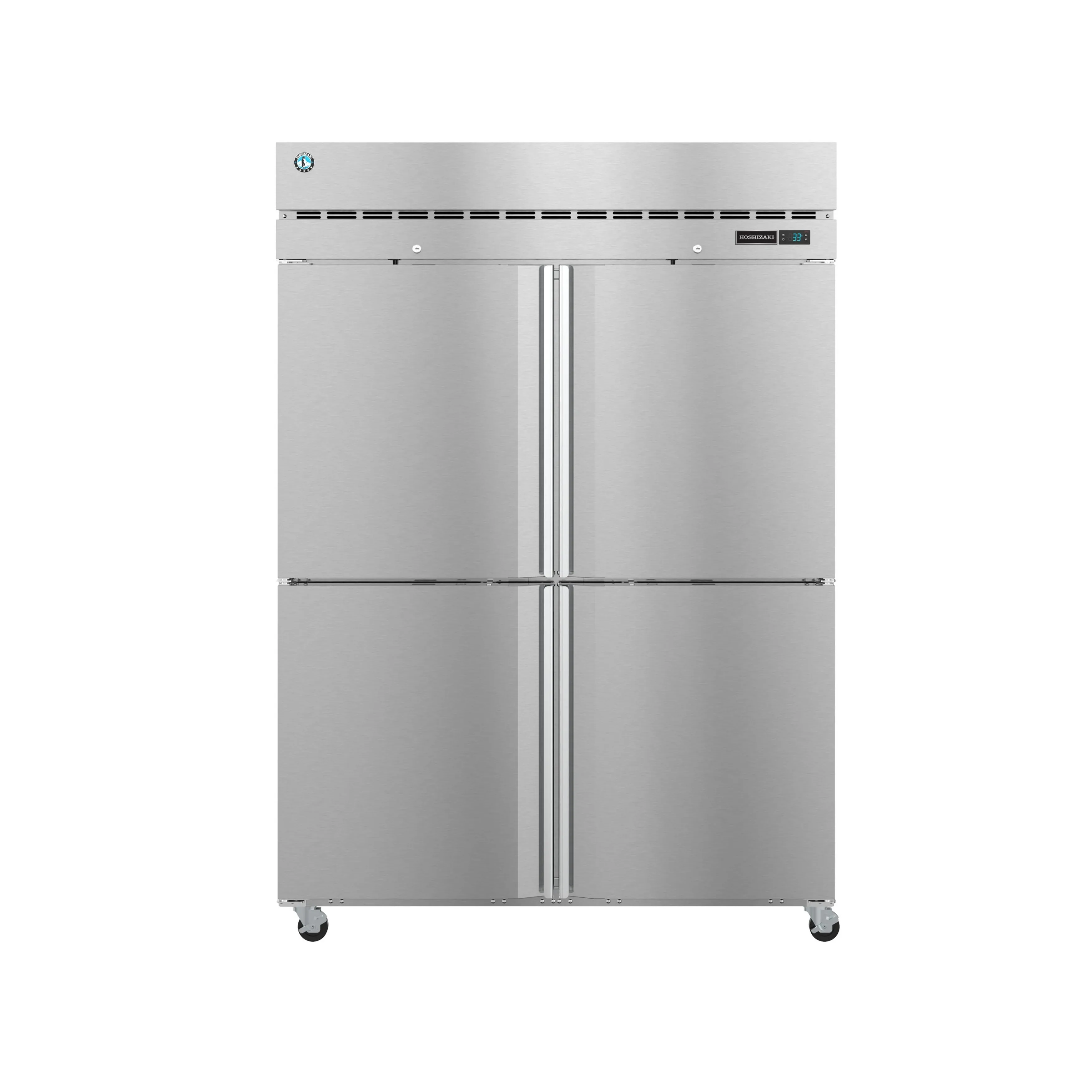 Hoshizaki - R2A-HS, Commercial 55" Half Solid Door Reach-In Refrigerator Two Section 50.37cu.ft.