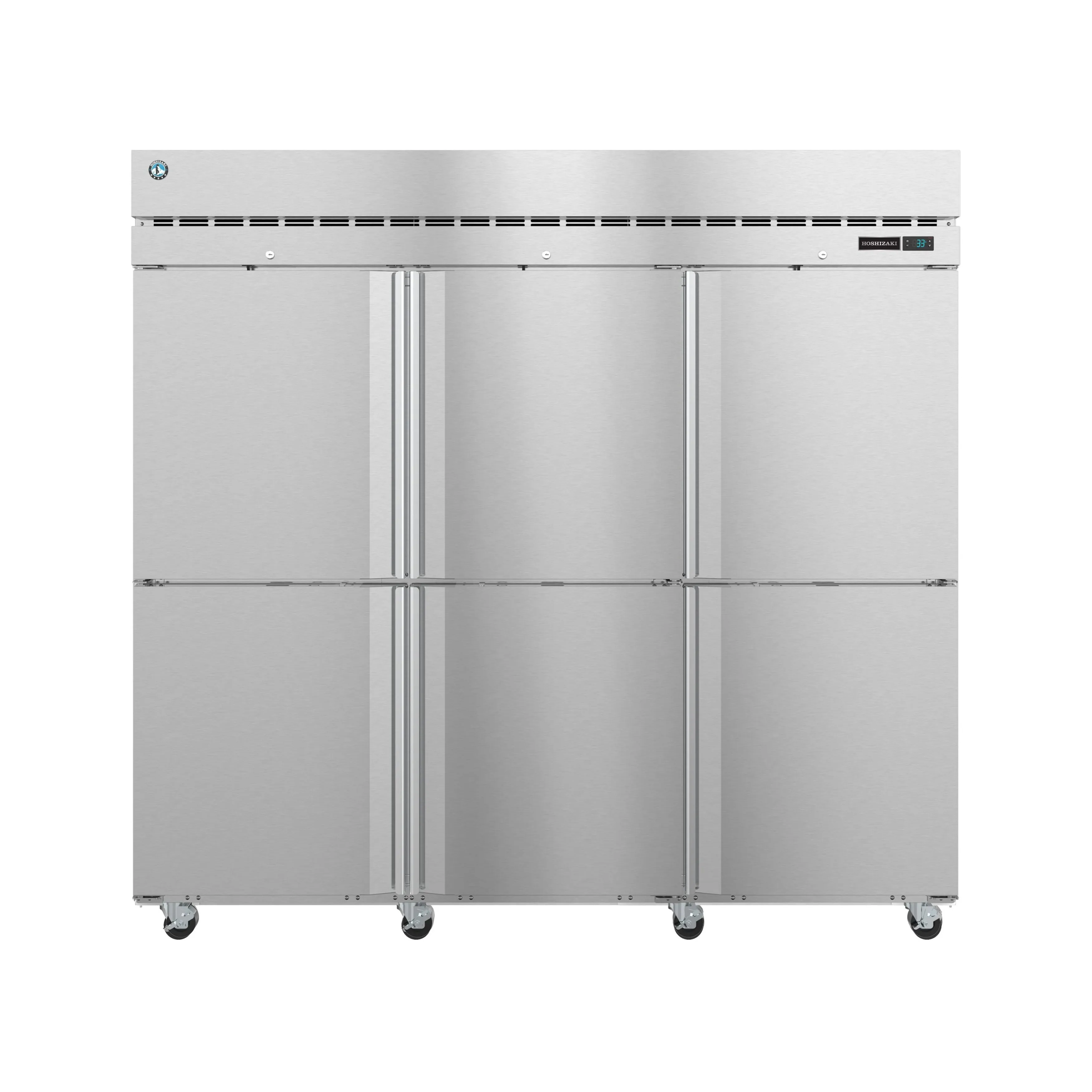 Hoshizaki - R3A-HS, Commercial 82.5" Half Solid Door Reach-In Refrigerator Three Section 79.03cu.ft.