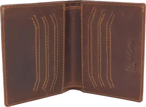 Price Drop Alert Mens Slim Bifold Vintage Leather Wallet Rfid Blocking Vertical Credit Card Slots Holder Wallets For Men