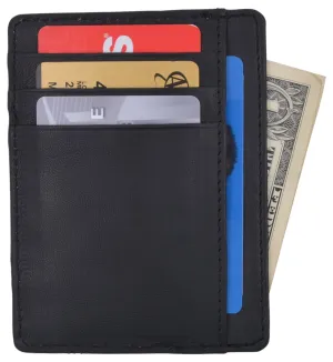 Hot Price Drop Big Price Drop Rfid Credit Card Holder Minimalist Card Cases & Money Organizers Front Pocket Wallet For Men & Women